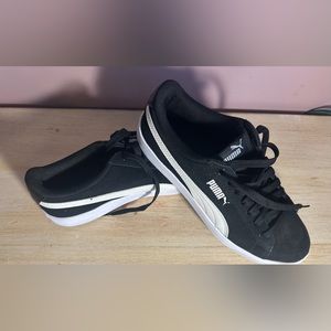 Puma Womens Vikky V2 369725-01 Black Casual Shoes Sneakers Size 9